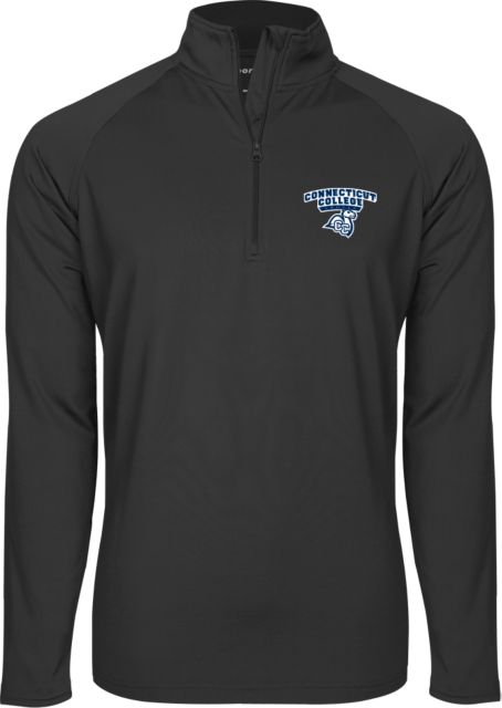 Connecticut College Sport Tek Sport Wick Stretch 1/2 Zip Pullover Primary Mark - ONLINE ONLY