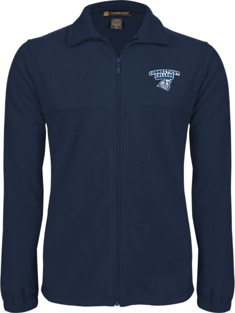 Connecticut College Fleece Full Zip  Jacket Primary Mark - ONLINE ONLY