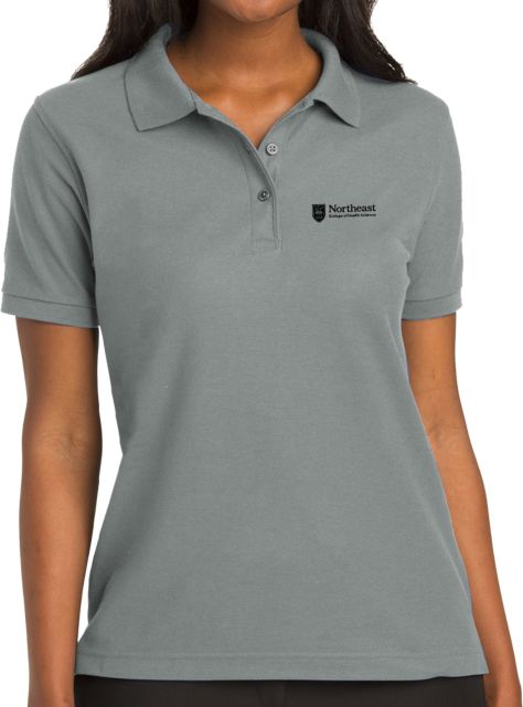 NE College of Health Womens Silk Touch Cool Pique Polo Northeast College Primary Logo - ONLINE ONLY