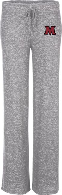 Molloy University Boxercraft Womens Oxford Heather Cuddle Wide Leg Pant M - ONLINE ONLY