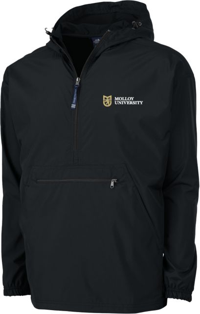 Molloy University Charles River Womens Pack N Go Pullover Jacket Molloy University Primary Mark - ONLINE ONLY