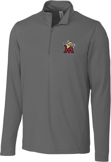 Molloy University C&B Titan Clique Ice Pique Half Zip Lion with M - ONLINE ONLY