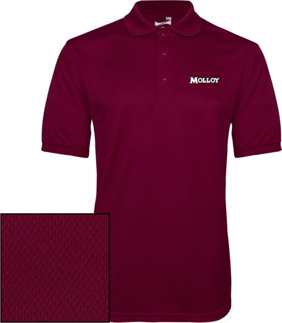 Molloy University Dry Mesh Polo Molloy Wordmark - ONLINE ONLY