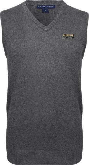 Purdue Northwest VNeck Sweater Vest Athletic Wordmark - ONLINE ONLY