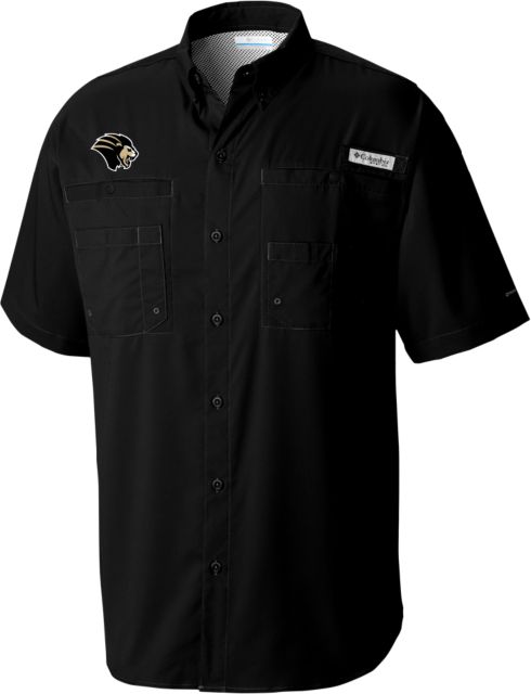 Purdue Northwest Columbia Tamiami Performance Short Sleeve Shirt Mascot Head - ONLINE ONLY