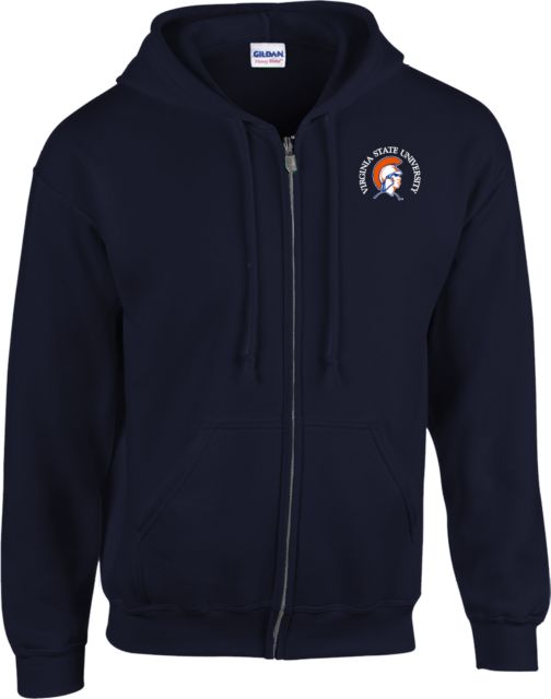 Virginia State Fleece Full Zip Hoodie Official Logo - ONLINE ONLY