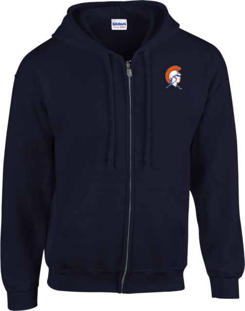 Virginia State Fleece Full Zip Hoodie Trojan Head - ONLINE ONLY