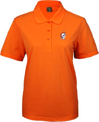 Virginia State Womens Silk Touch Pique Polo Trojan Head - ONLINE ONLY