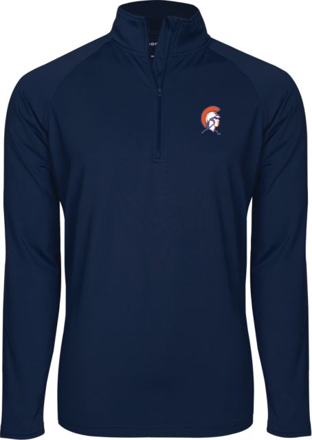 Virginia State Sport Tek Sport Wick Stretch 1/2 Zip Pullover Trojan Head - ONLINE ONLY