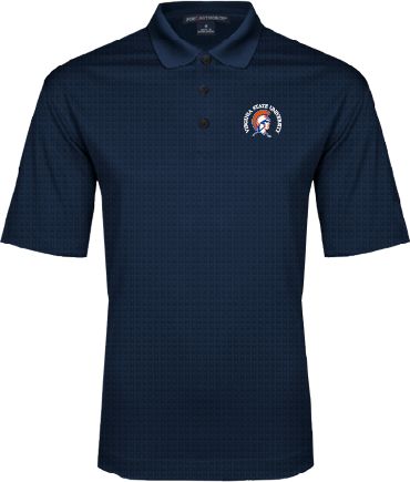 Virginia State Performance Fine Jacquard Polo Official Logo - ONLINE ONLY