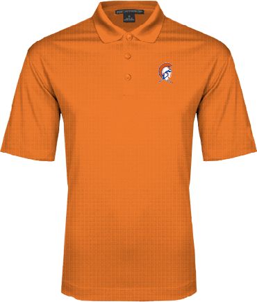 Virginia State Performance Fine Jacquard Polo Trojan Head - ONLINE ONLY