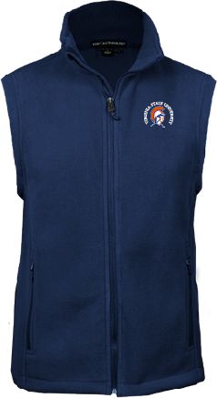 Virginia State Fleece Full Zip Vest Official Logo - ONLINE ONLY