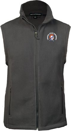 Virginia State Fleece Full Zip Vest Official Logo - ONLINE ONLY