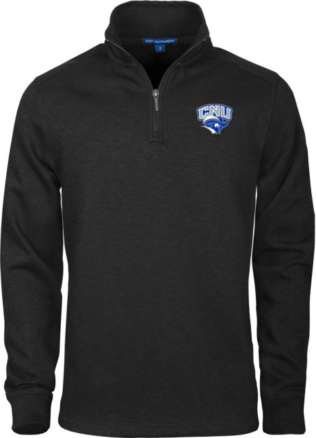 Christopher Newport Slub Fleece 1/4 Zip Pullover Official Logo - ONLINE ONLY