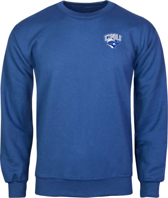 Christopher Newport Fleece Crew Official Logo - ONLINE ONLY