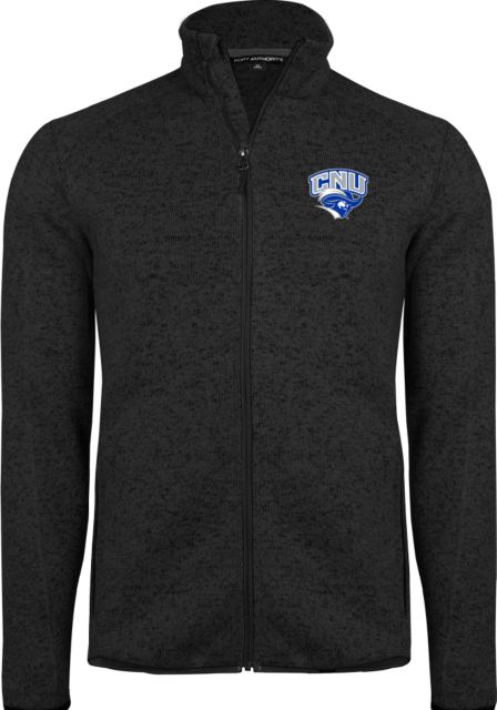 Christopher Newport Heather Fleece Jacket Official Logo - ONLINE ONLY