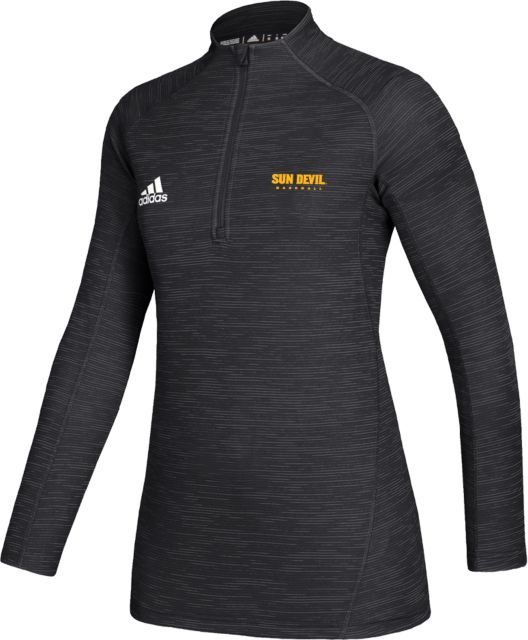 Arizona State Adidas Womens Game Mode 1/4 Zip Sun Devil Baseball - ONLINE ONLY