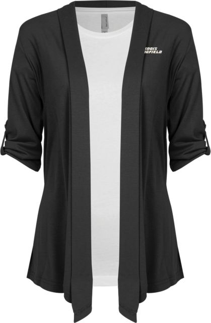 UIS Ladies Drape Front Cardigan Illinois Springfield - ONLINE ONLY