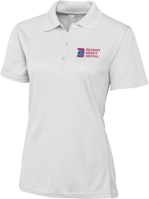 Detroit Mercy C&B Womens Clique Ice Pique Polo Detroit Mercy Dental Horizontal - ONLINE ONLY