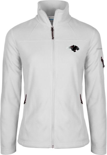 Clark Atlantic Columbia Ladies Full Zip Fleece Jacket Mascot Head - ONLINE ONLY