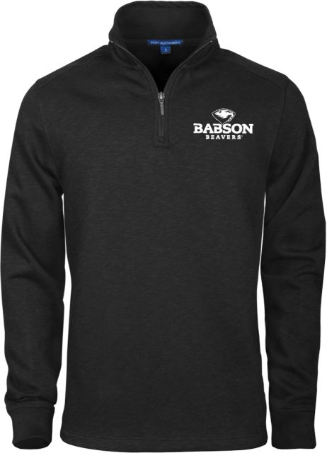 Babson Slub Fleece 1/4 Zip Pullover Primary Mark - ONLINE ONLY