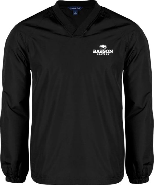 Babson V Neck Raglan Windshirt Primary Mark - ONLINE ONLY