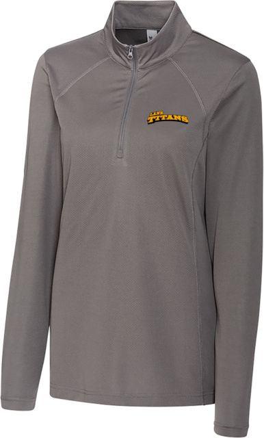 Lane Community C&B Womens Titan Clique Ice Pique Half Zip Athletic Wordmark - ONLINE ONLY
