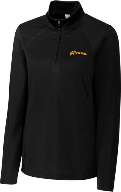 Lane Community C&B Womens Clique Ice Pique Half Zip Athletic Wordmark - ONLINE ONLY