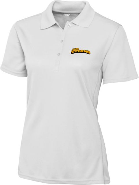 Lane Community C&B Womens Clique Ice Pique Polo Athletic Wordmark - ONLINE ONLY