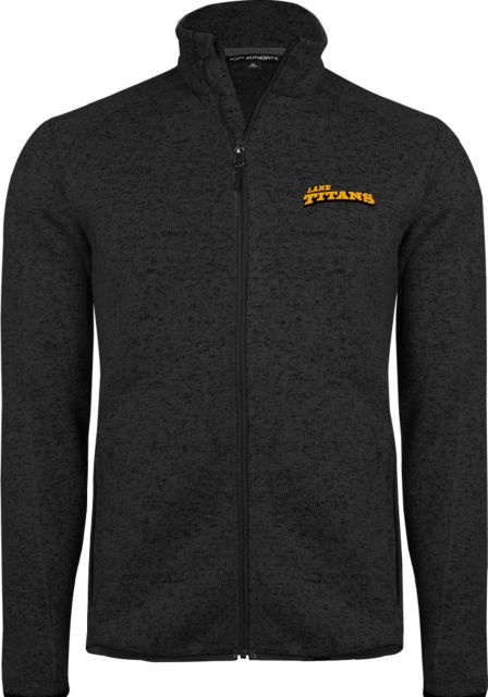 Lane Community Heather  Sweater Fleece Jacket Athletic Wordmark - ONLINE ONLY