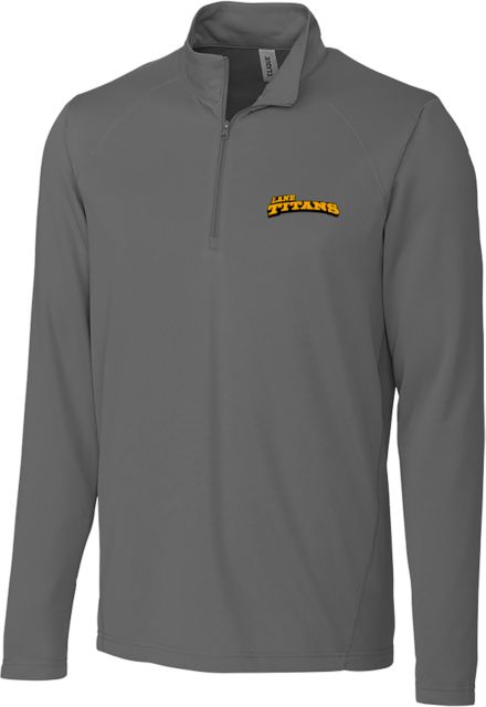 Lane Community C&B Titan Clique Ice Pique Half Zip Athletic Wordmark - ONLINE ONLY