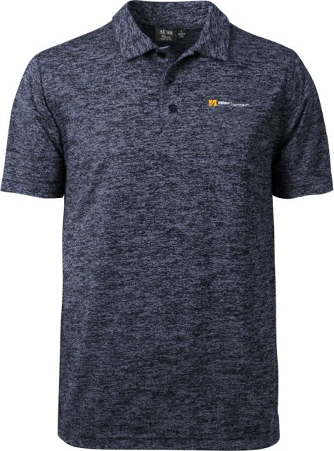 UMass Dartmouth Honeycomb Jacquard Polo UMass Dartmouth University Logo - ONLINE ONLY