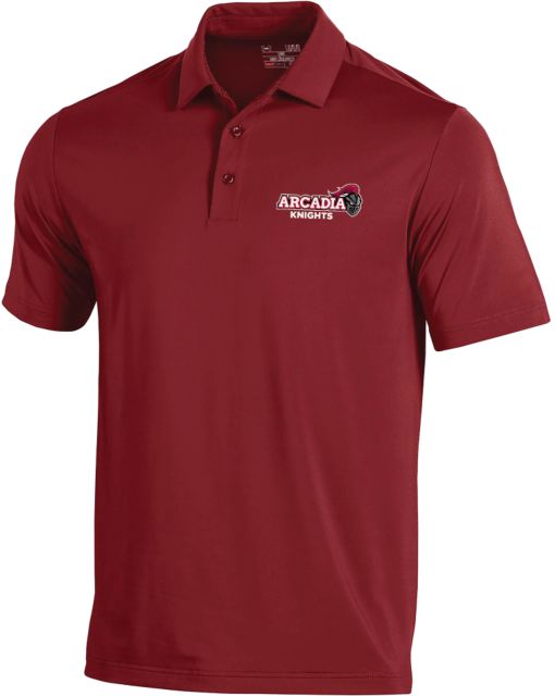 Arcadia Under Armour Cardinal T2 Performance Polo Official Logo - ONLINE ONLY