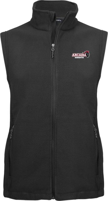 Arcadia Fleece Full Zip Vest Official Logo - ONLINE ONLY