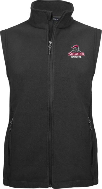 Arcadia Fleece Full Zip Vest Arcadia Knights Stacked - ONLINE ONLY