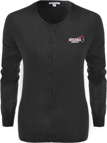 Arcadia Ladies Cardigan Official Logo - ONLINE ONLY