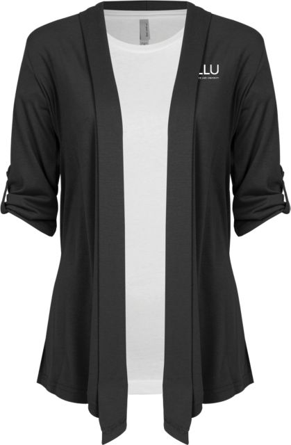 OLLU Ladies Drape Front Cardigan OLLU Our Lady of the Lake University Stacked - ONLINE ONLY