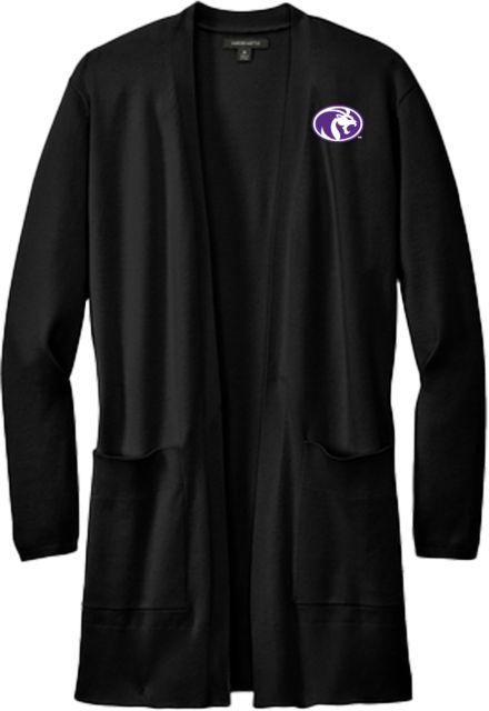 North Alabama Mercer + Mettle Womens Open Front Cardigan Sweater Roaring Lion Icon - ONLINE ONLY