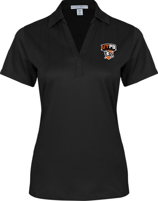 UT Permian Basin Ladies Performance Fine Jacquard Polo Official Logo - ONLINE ONLY