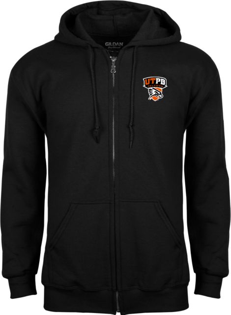 UT Permian Basin Fleece Full Zip Hoodie Official Logo - ONLINE ONLY