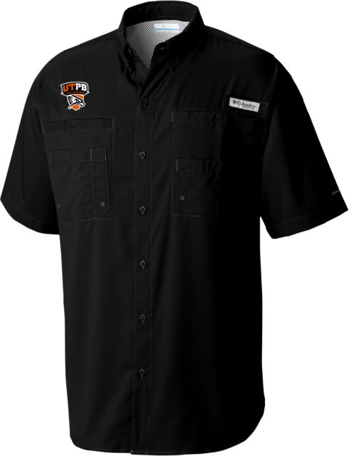 UT Permian Basin Columbia Tamiami Performance Short Sleeve Shirt Official Logo - ONLINE ONLY