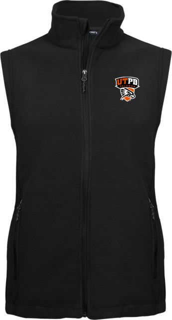 UT Permian Basin Fleece Full Zip Vest Official Logo - ONLINE ONLY