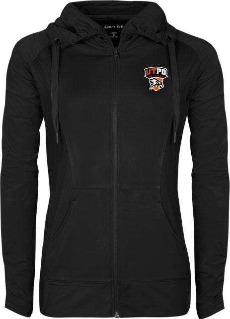 UT Permian Basin Ladies Sport Wick Stretch Full Zip Jacket Official Logo - ONLINE ONLY