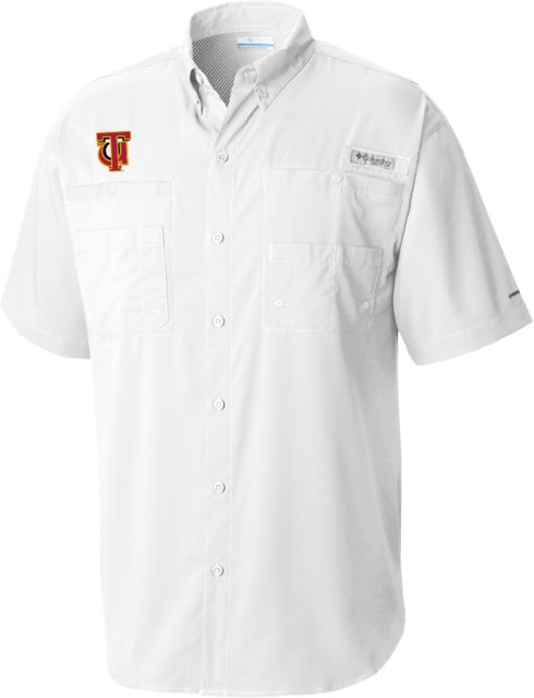 Tuskegee Columbia Tamiami Performance Short Sleeve Shirt Interlocking TU - ONLINE ONLY