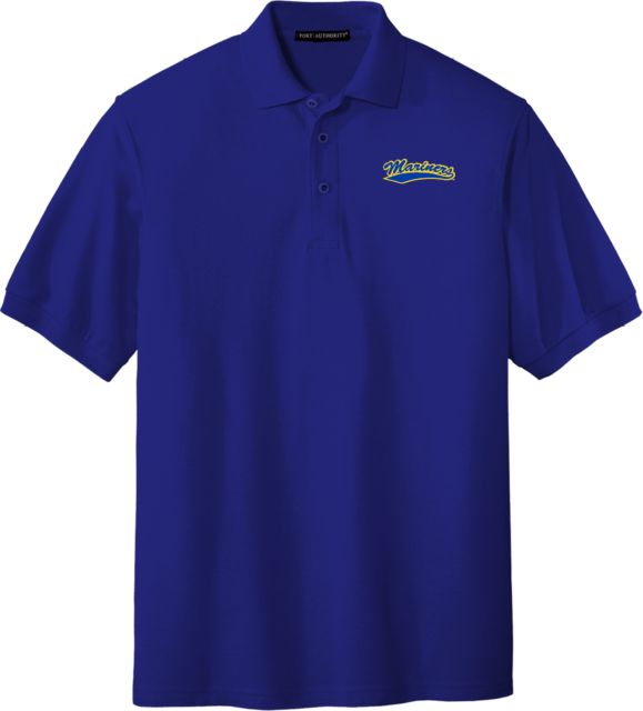 Maine Maritime Silk Touch Polo Mariners Athletic Mark- ONLINE ONLY