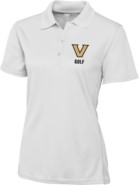 Vanderbilt Womens Clique Ice Pique Polo V Golf - ONLINE ONLY