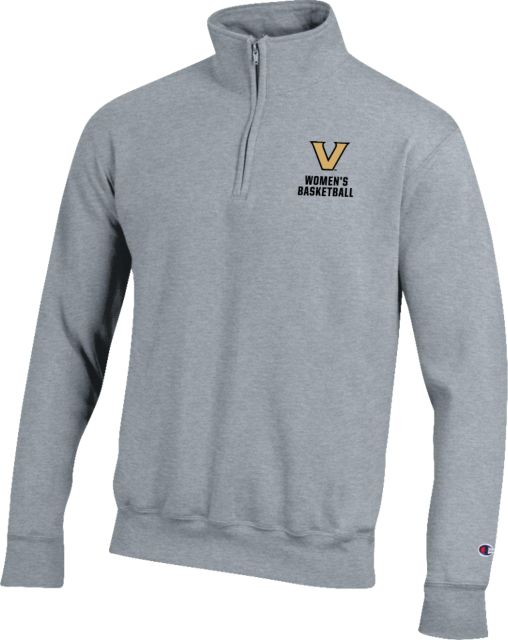 Vanderbilt Champion Fleece 1/4 Zip V Womens  Basketball - ONLINE ONLY