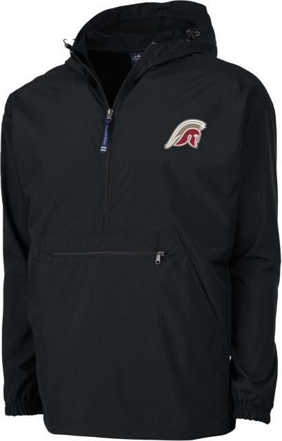 Rutgers Prep Charles River Pack N Go Pullover Rain Jacket Rutgers Prep Argonauts Mascot Full Color - ONLINE ONLY