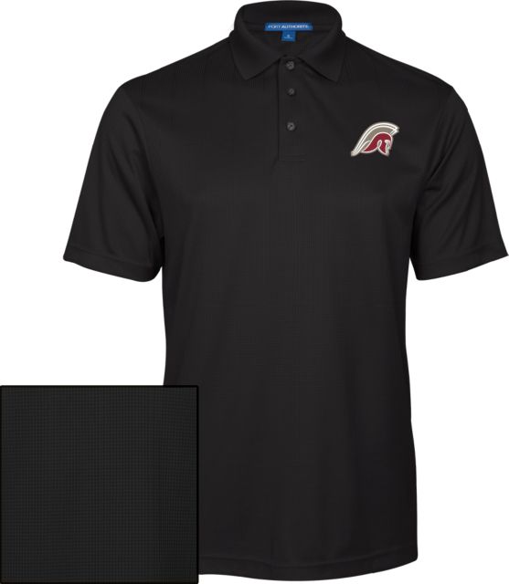 Rutgers Prep Performance Fine Jacquard Polo Rutgers Prep Argonauts Mascot Full Color - ONLINE ONLY