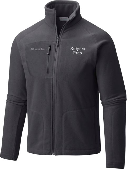 Rutgers Prep Columbia Full Zip Fleece Jacket Rutgers Prep Stacked - ONLINE ONLY